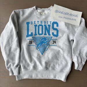 Vintage Detroit Lions Football Sweatshirt 90s NFL Detroit Lions Unisex Shirt